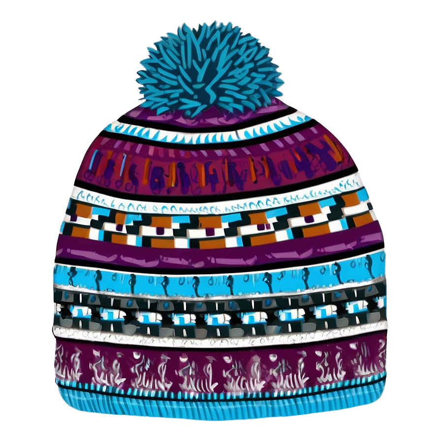 Snowy Beanie Hat Png 06122024 PNG image