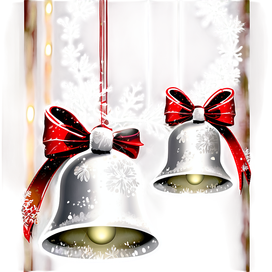 Snowy Christmas Bells Png Qxv33 PNG image