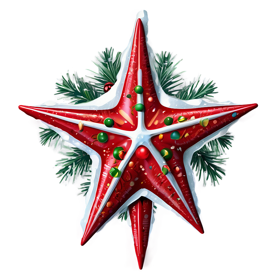 Snowy Christmas Star Png 38 PNG image