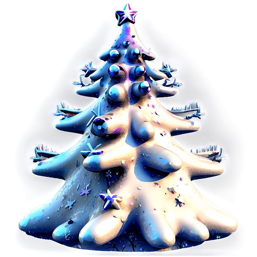Snowy Christmas Tree Png Ffm71 PNG image