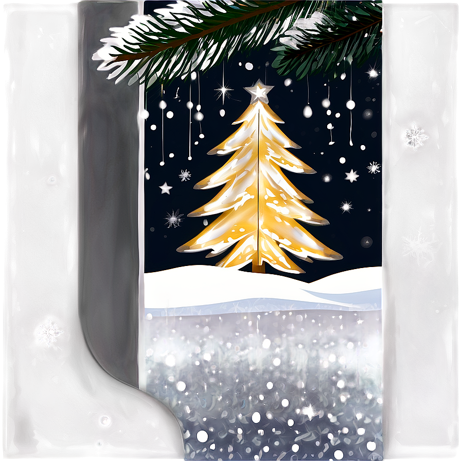 Snowy Christmas Tree Transparent Png Oag57 PNG image