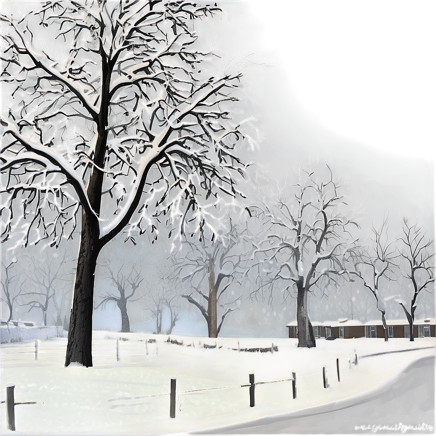 Snowy Evening Blizzard Png 90 PNG image