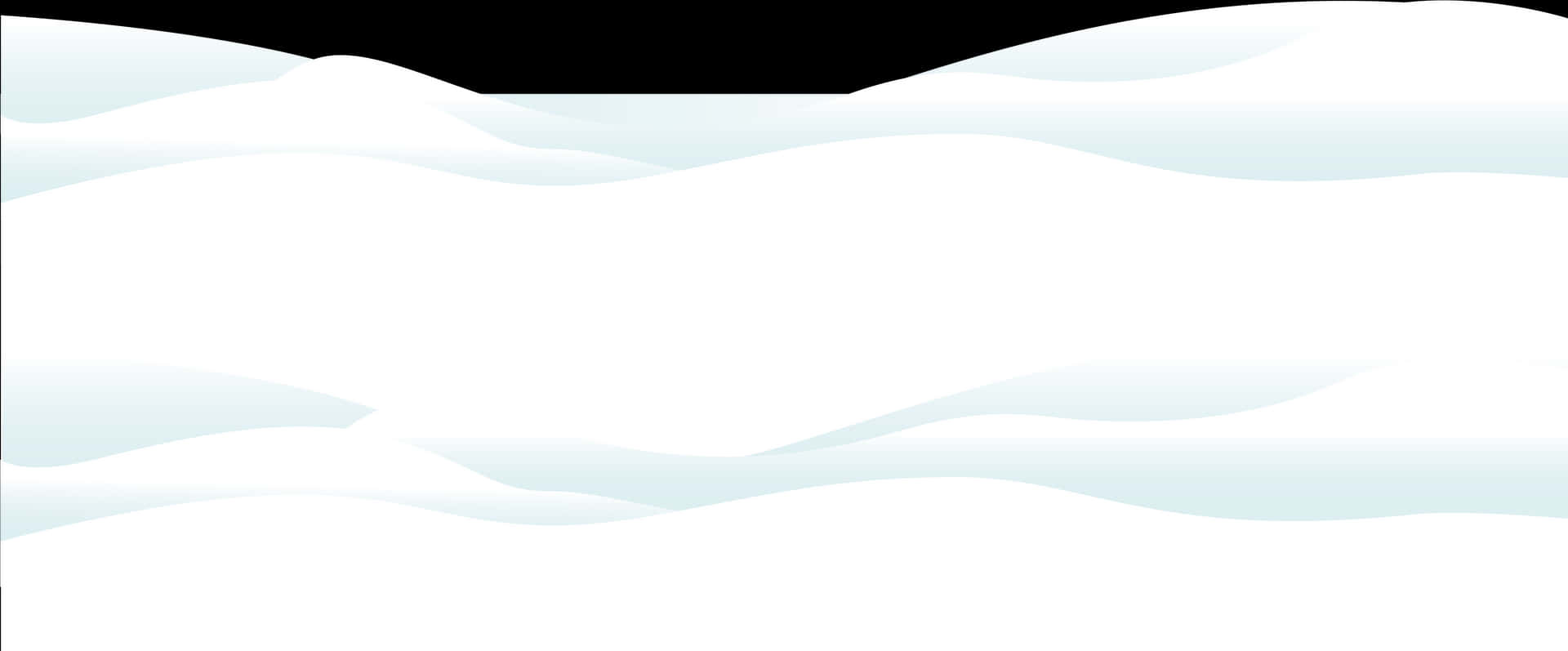 Snowy Landscape Vector Illustration PNG image
