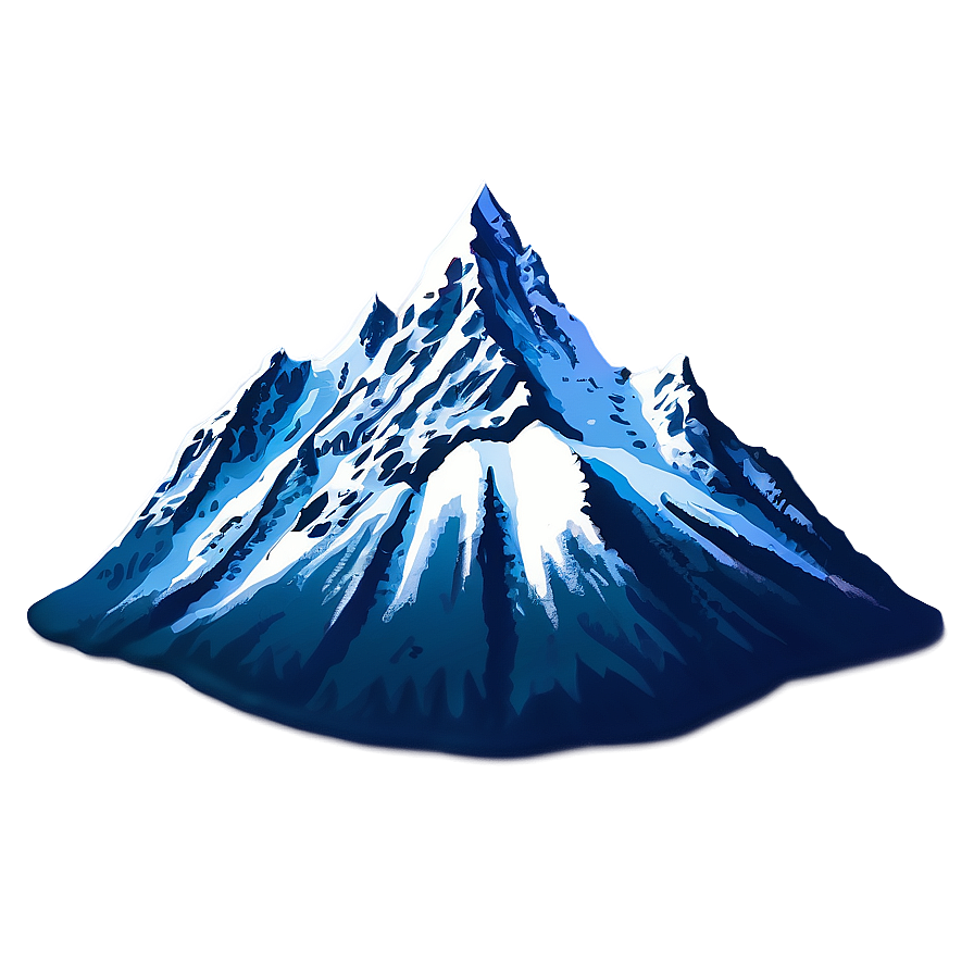 Snowy Mountain B PNG image