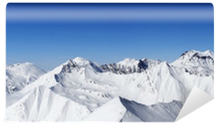 Snowy_ Mountain_ Peaks_ Panorama PNG image