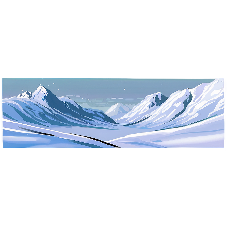 Snowy Mountain Slopes Png 36 PNG image