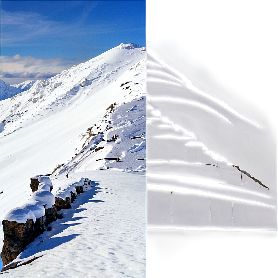 Snowy Mountain Slopes Png Yvy35 PNG image