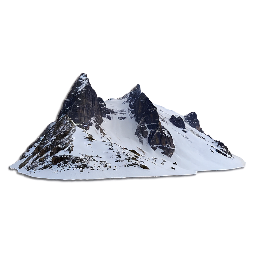 Snowy Mountain Wilderness Png 55 PNG image