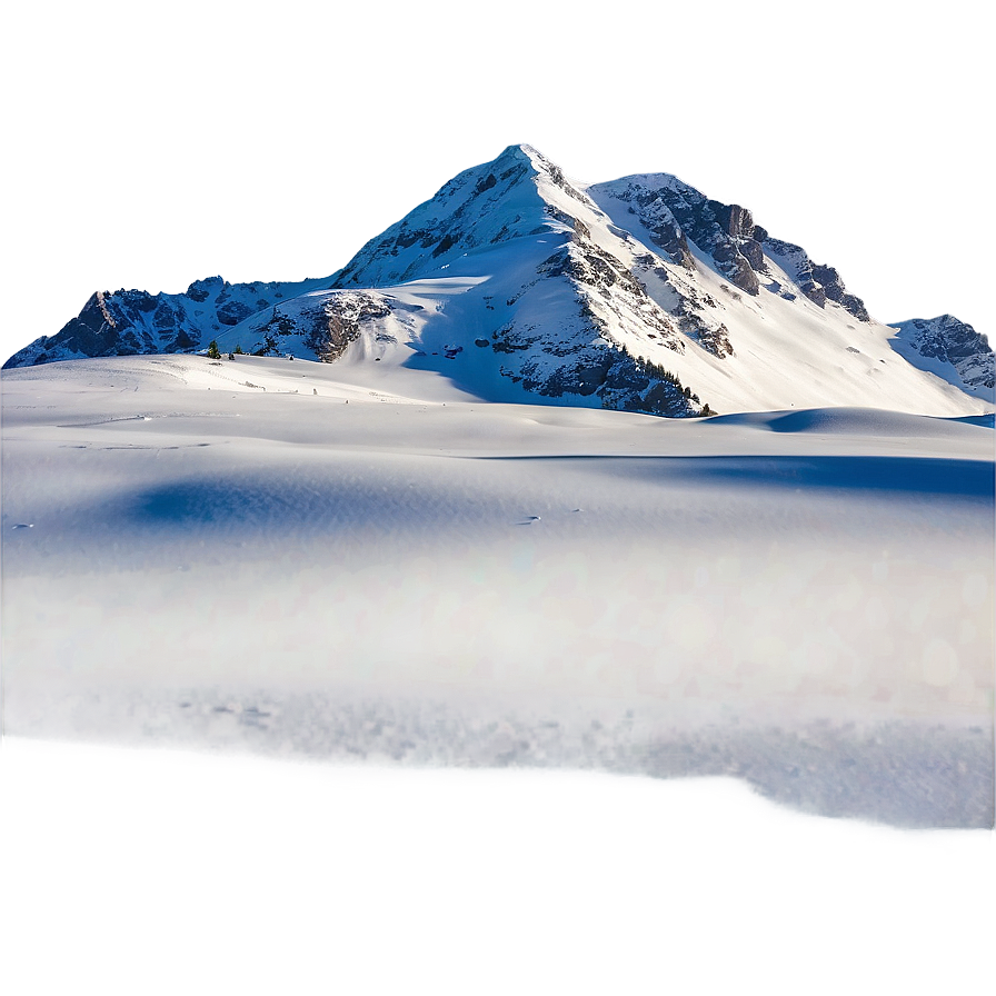 Snowy Mountain Wilderness Png 60 PNG image