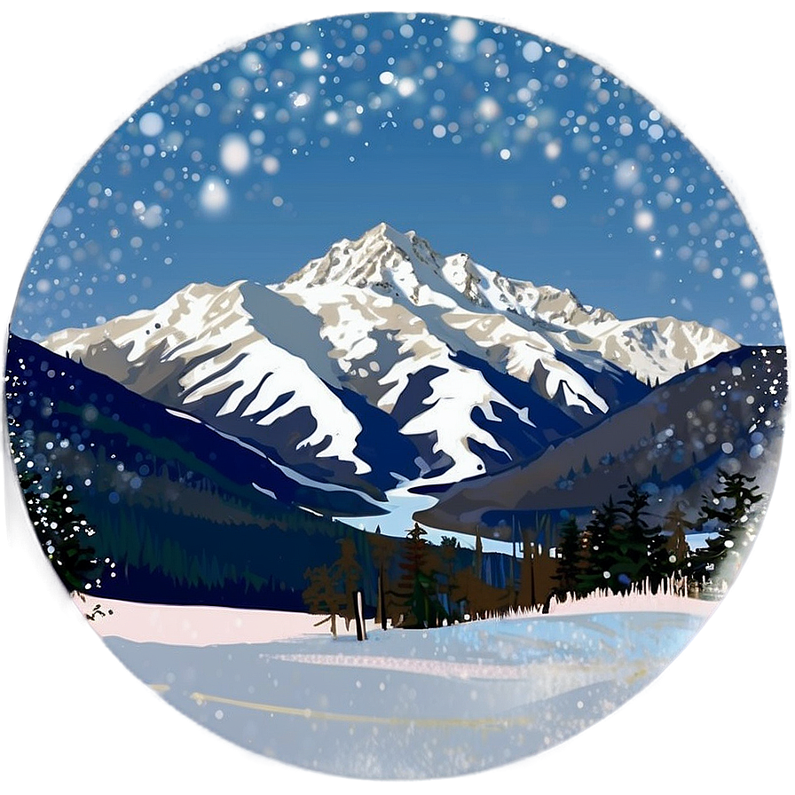 Snowy Mountains Oh The Places You'll Go Png Pxv61 PNG image