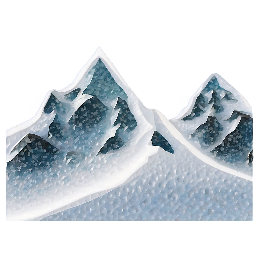 Snowy Peaks Transparent Png Xfq30 PNG image