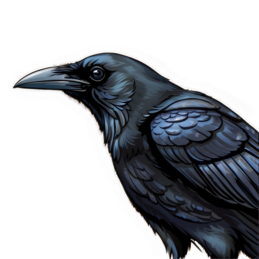 Snowy Raven Png Rma94 PNG image