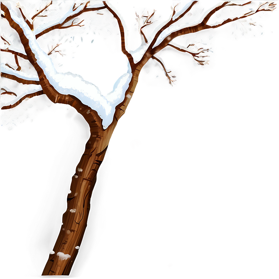 Snowy Tree Branches Png 06212024 PNG image