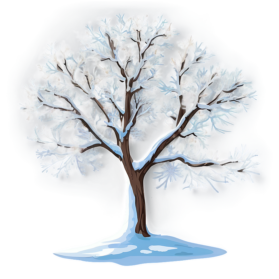 Snowy Tree Png 06212024 PNG image