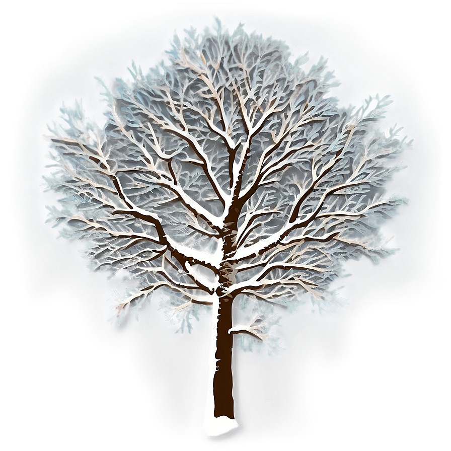 Snowy Tree Top Png 06272024 PNG image