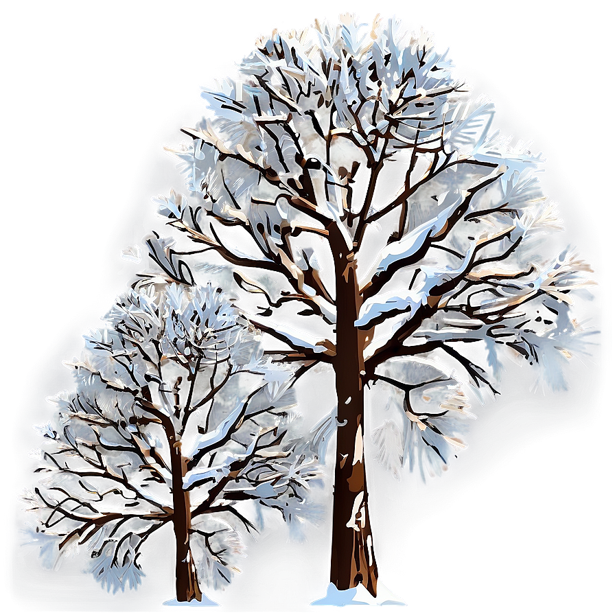 Snowy Tree Top Png 11 PNG image