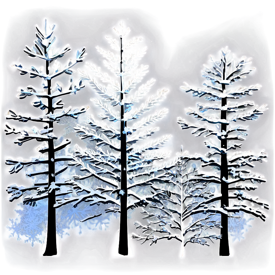 Snowy Tree Tops Png Vqq21 PNG image