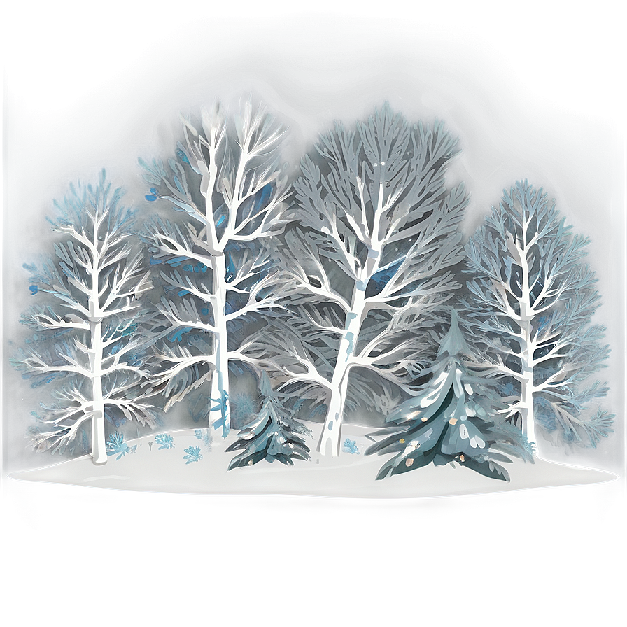 Snowy Trees Transparent Png 46 PNG image