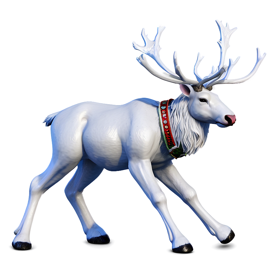 Snowy White Reindeer Png 42 PNG image