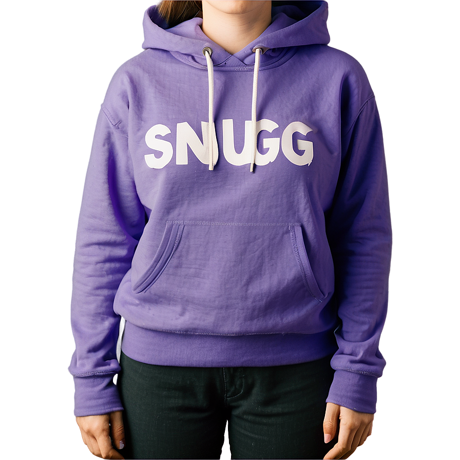 Snug Purple Hoodie Representation Png 51 PNG image