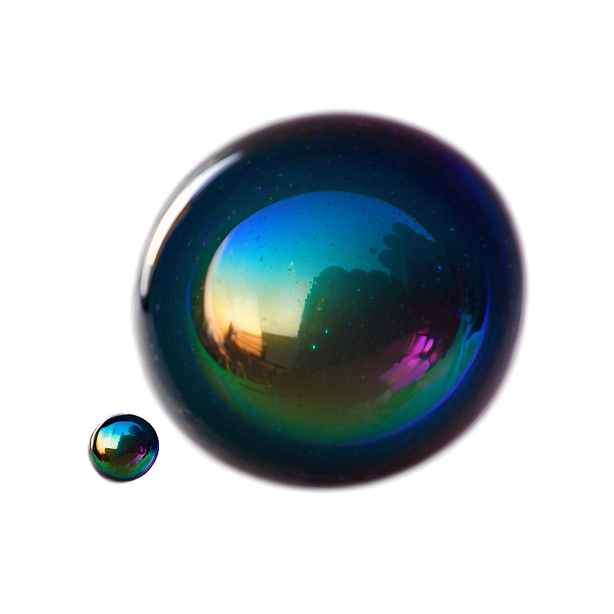 Soap Bubble Shimmering Surface Png Sjg PNG image