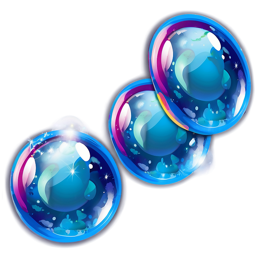 Soap Bubble With Blue Sky Png Xal PNG image