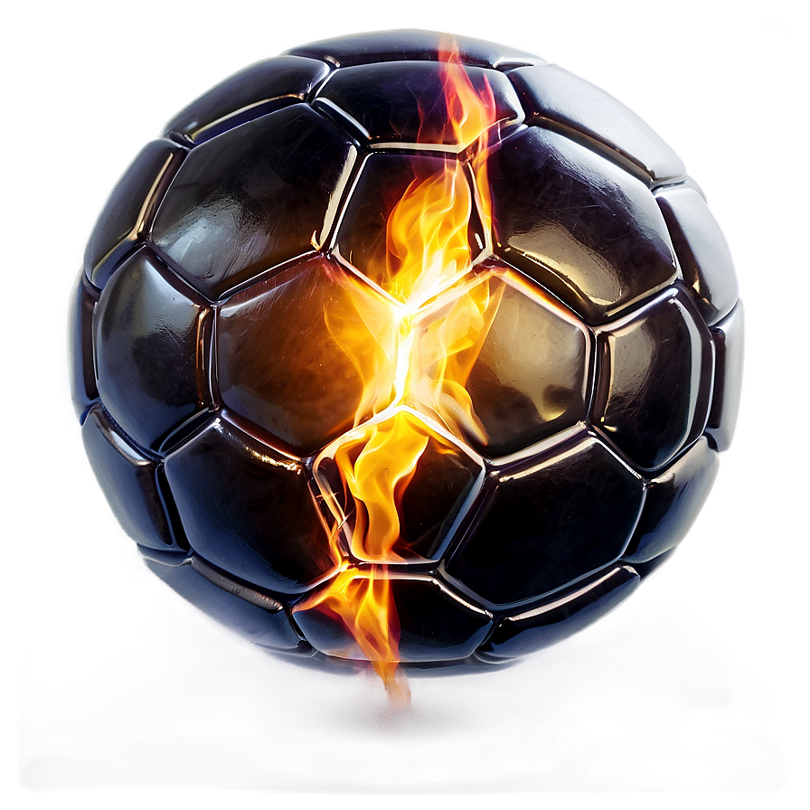 Soccer Ball On Fire Png 33 PNG image