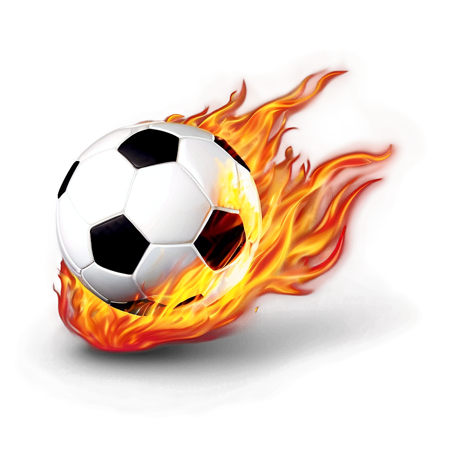 Soccer Ball On Fire Png Mnd48 PNG image