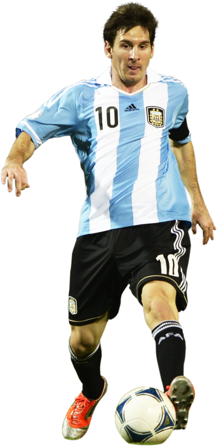 Soccer_ Player_in_ Action_ Argentina PNG image