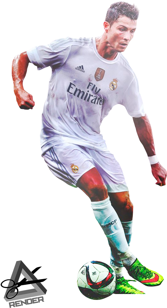 Soccer_ Player_in_ Action PNG image