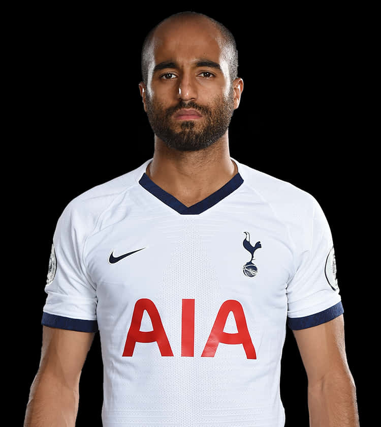 Soccer_ Player_in_ White_ Kit PNG image