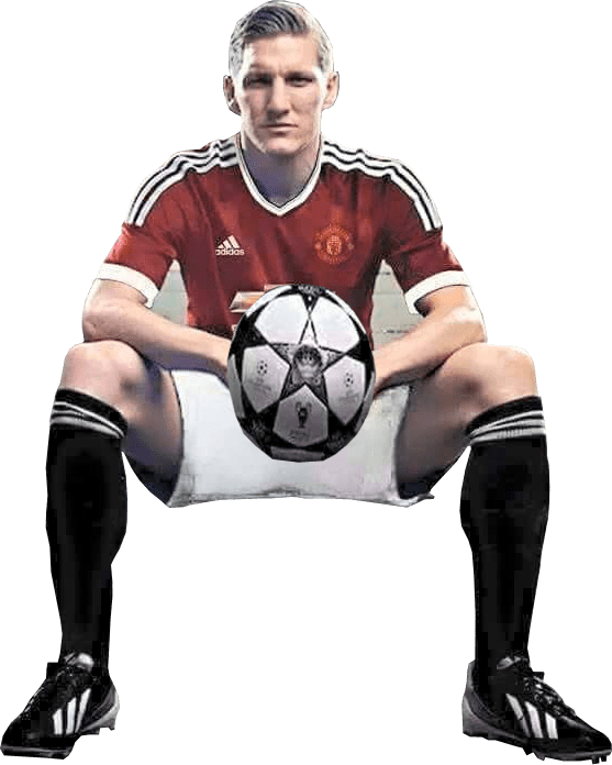 Soccer_ Player_ Posing_ With_ Ball PNG image
