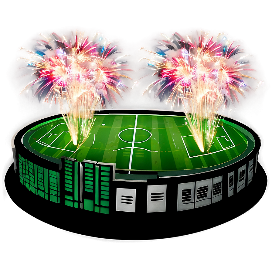 Soccer Stadium Fireworks Celebration Png 66 PNG image