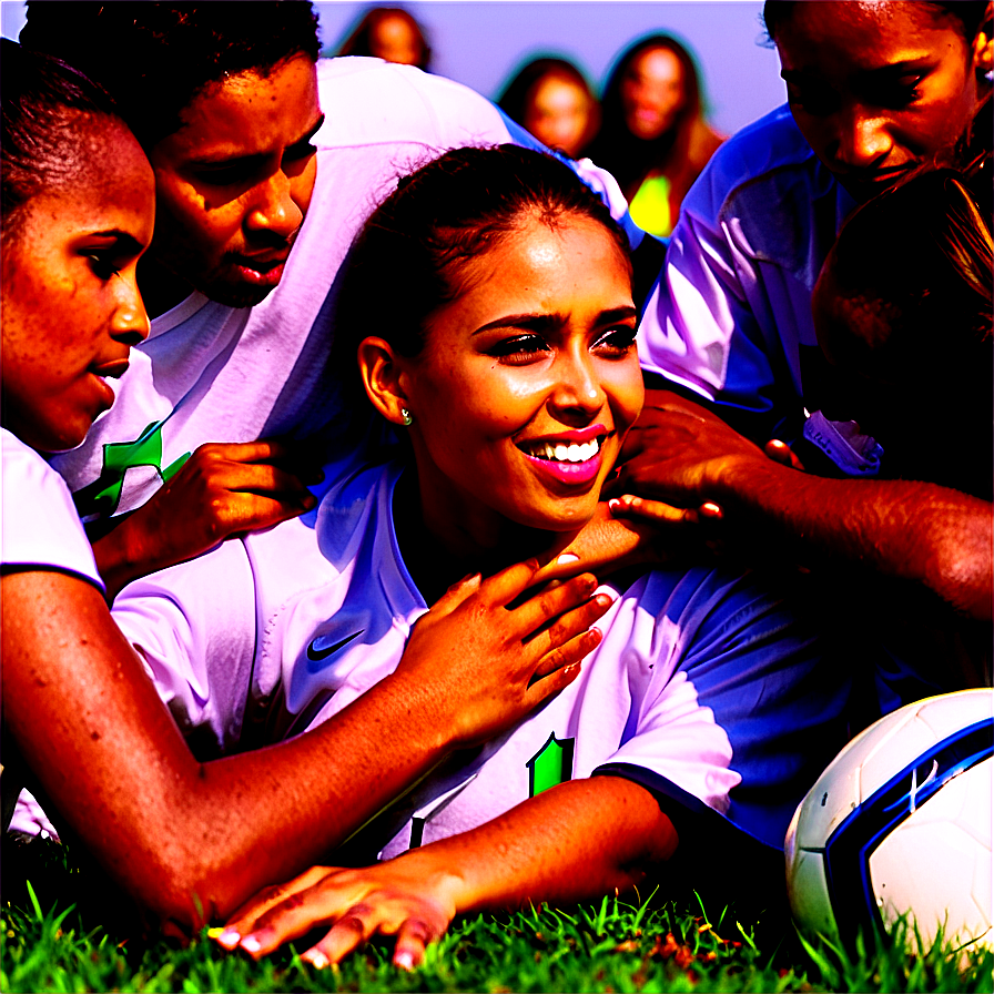 Soccer Team Huddle Png Pav PNG image