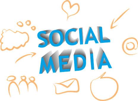 Social Media Concepts Illustration PNG image