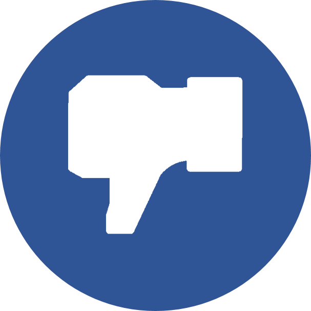 Social Media Dislike Icon PNG image