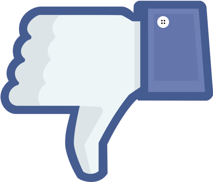 Social Media Dislike Thumb Down PNG image