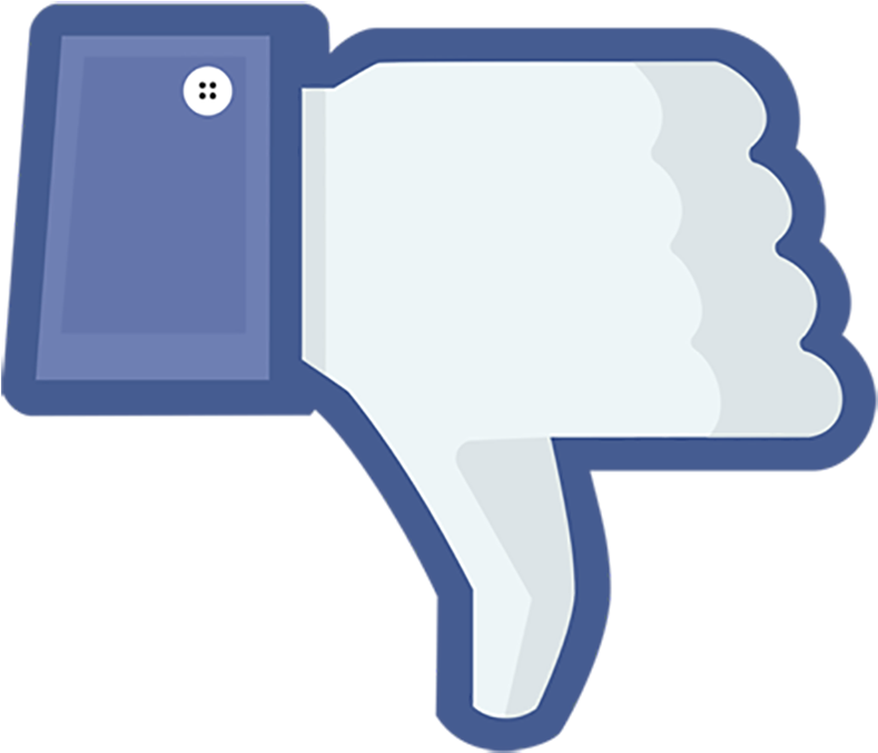 Social Media Dislike Thumb Down PNG image