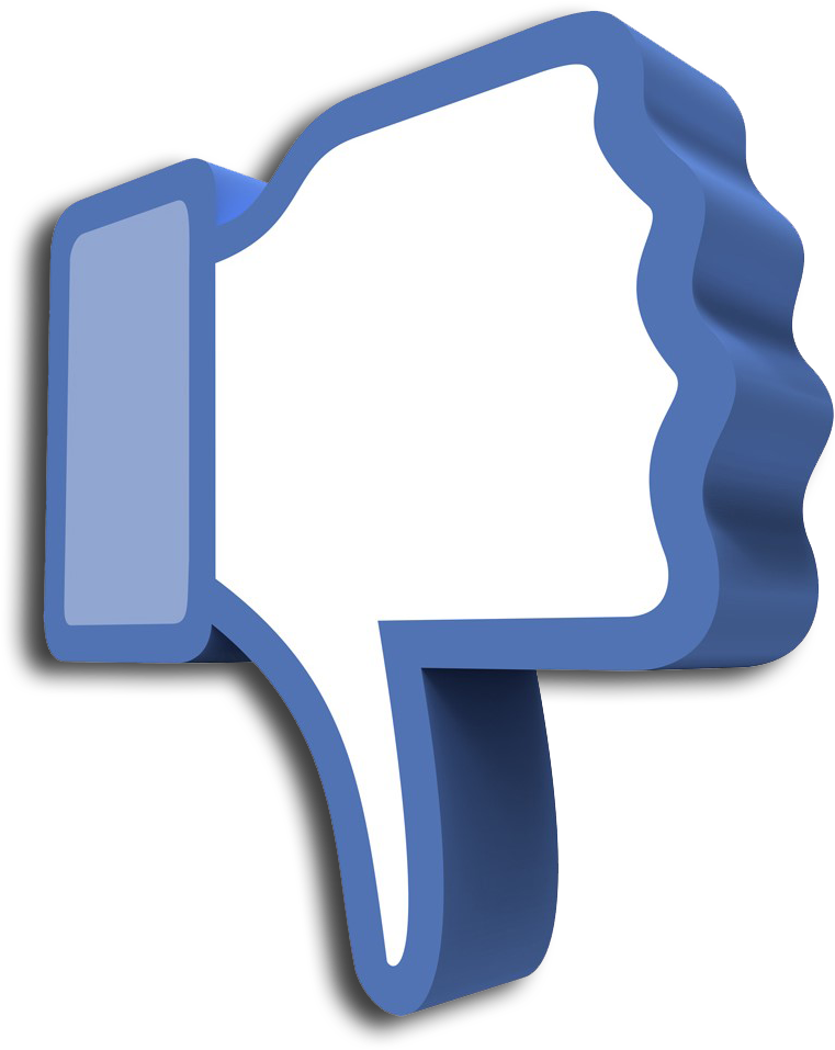 Social Media Dislike Thumb Down PNG image