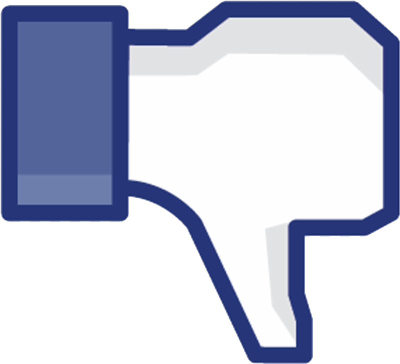 Social Media Dislike Thumb Down PNG image