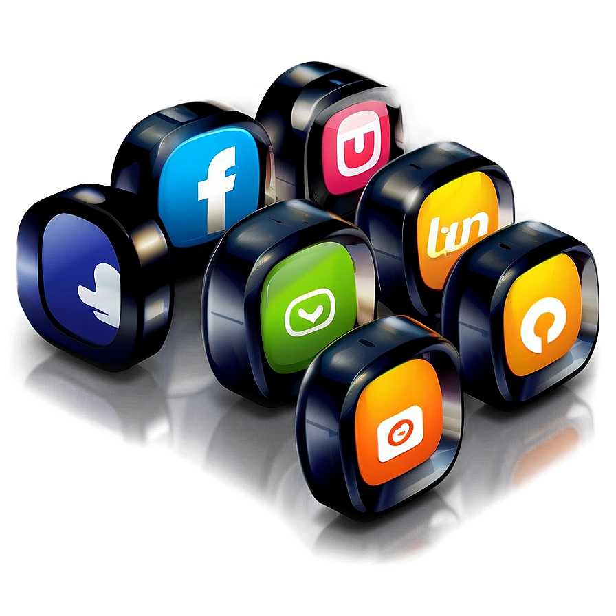 Social Media Icons For Photographers Png Wpf PNG image