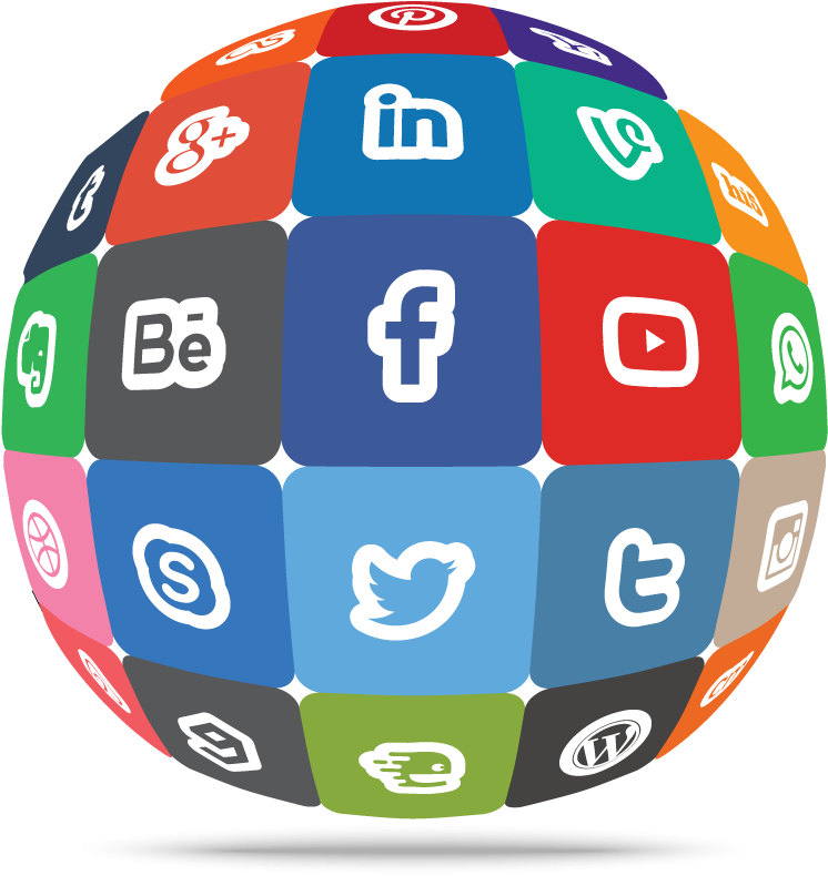 Social Media Platform Soccer Ball PNG image