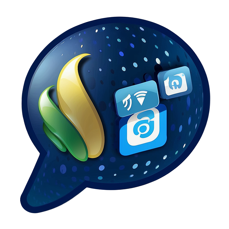 Social Media Talk Bubble Png 06122024 PNG image