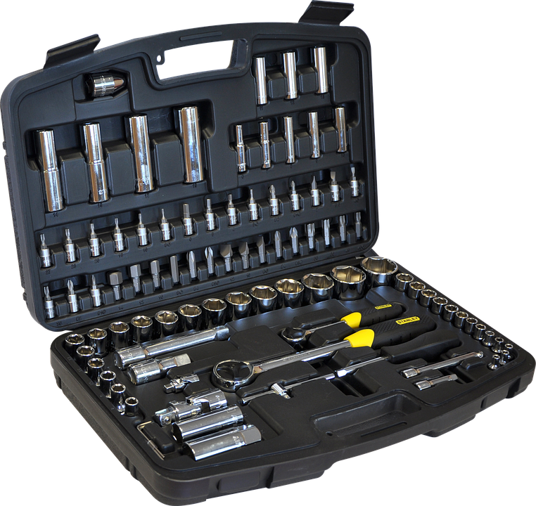 Socket Wrench Set Case PNG image