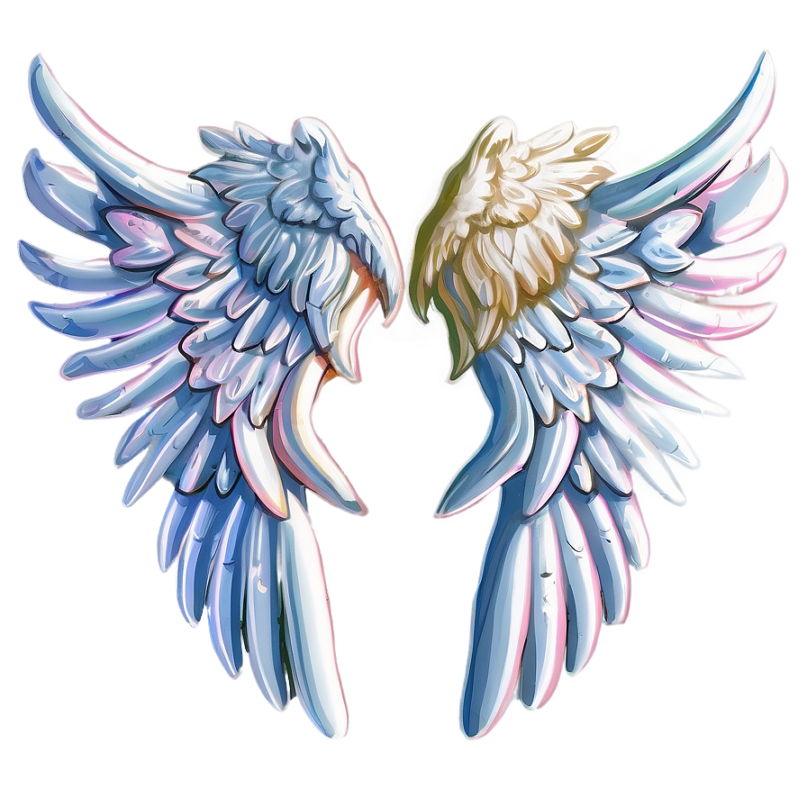 Soft Angel Wings Drawing Png 91 PNG image