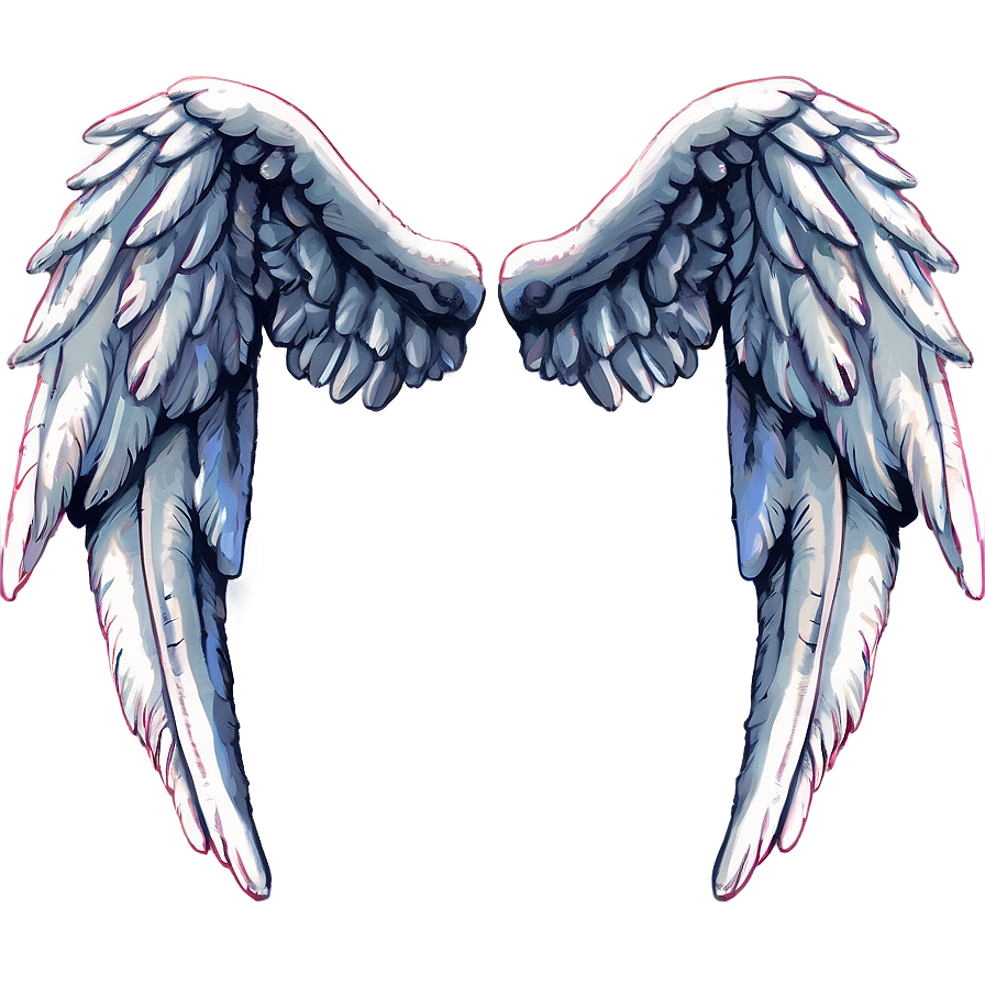 Soft Angel Wings Drawing Png Tig44 PNG image