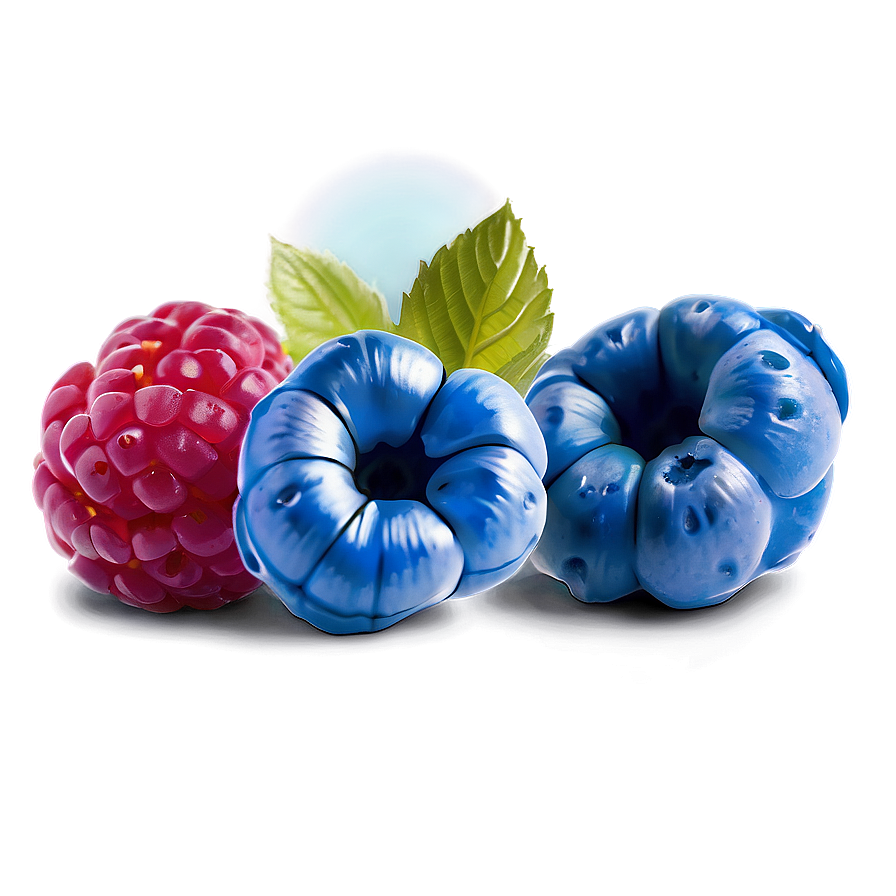 Soft Blue Raspberry Png 06212024 PNG image