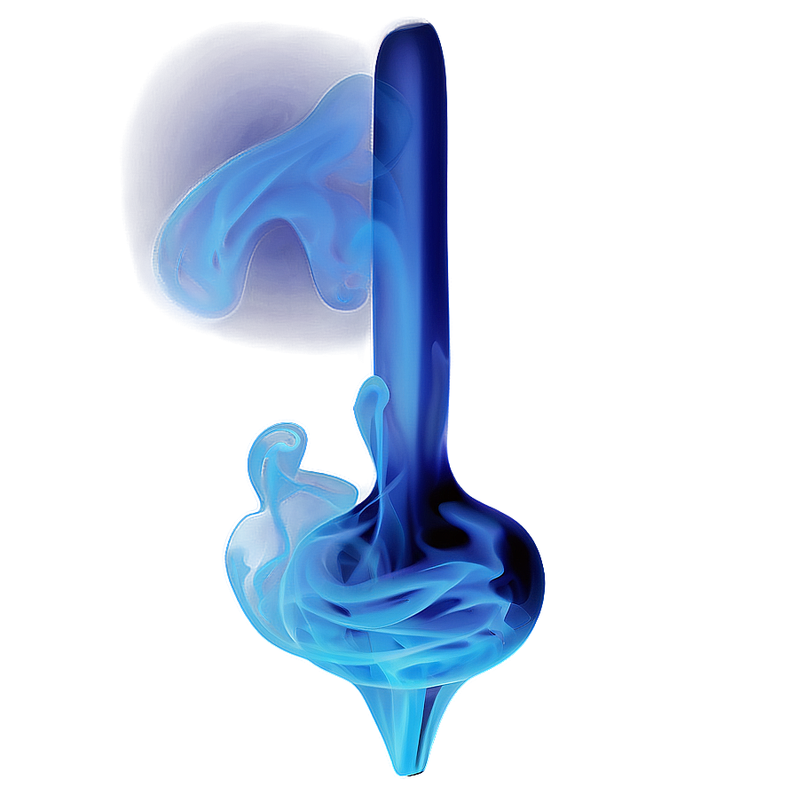 Soft Blue Smoke Png 42 PNG image