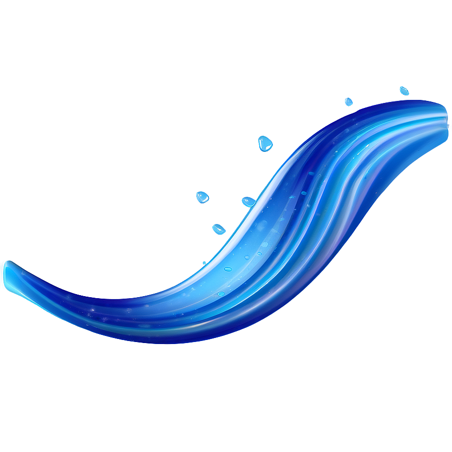 Soft Blue Wave Png Sel PNG image