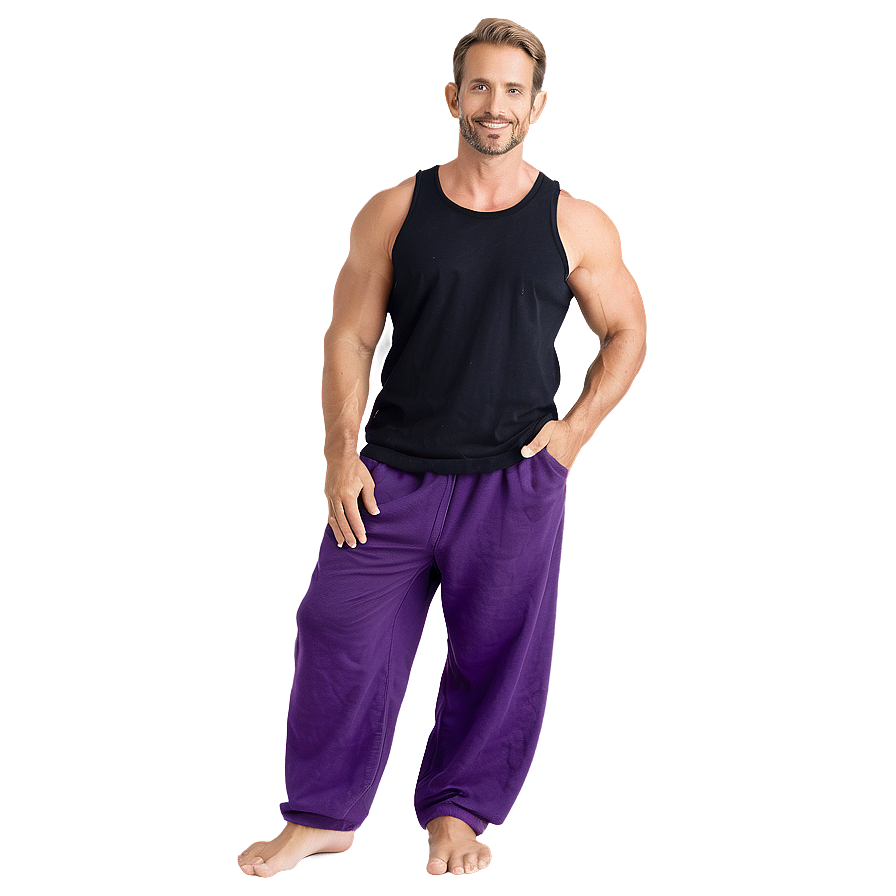 Soft Cotton Lounge Pants Png 05252024 PNG image